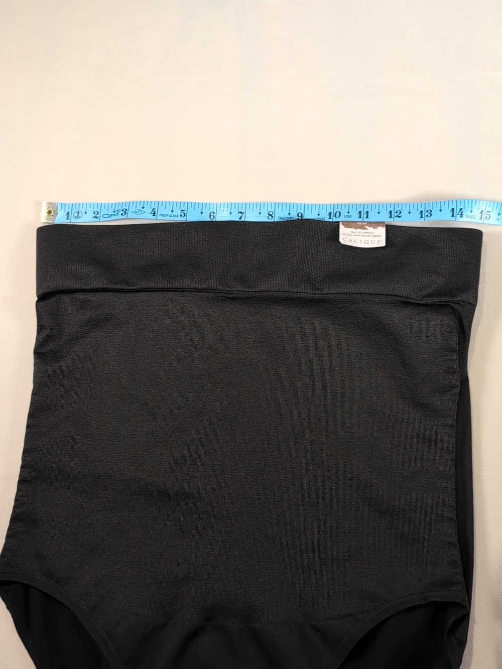 Cacique Black The Slimmer Ultra High-Waist Brief Size 22/24 - Picture 4 of 7